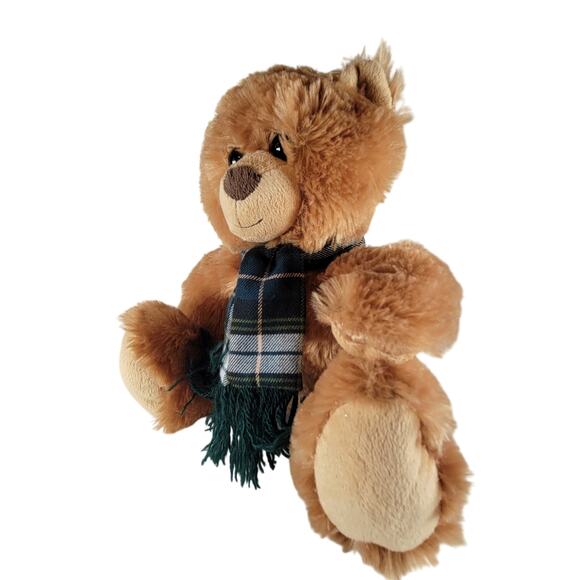 Bon Ton Teddy Bear Plush Stuffed Animal 12" Brown Scarf 2014 Plushie Stuffie - Picture 7 of 12